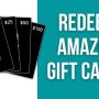 How do you redeem a gift card bought from Amazon