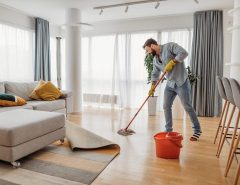 How often should I deep clean my small apartment?