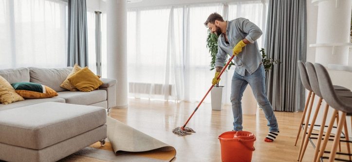 How often should I deep clean my small apartment?