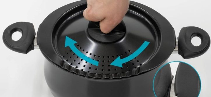 Bialetti 5.5-Quart pasta pot – sleek, safe, and perfect for home chefs