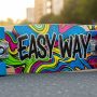 Sangde Easy Way 31-inch cruiser skateboard complete with colorful graphics and maple deck