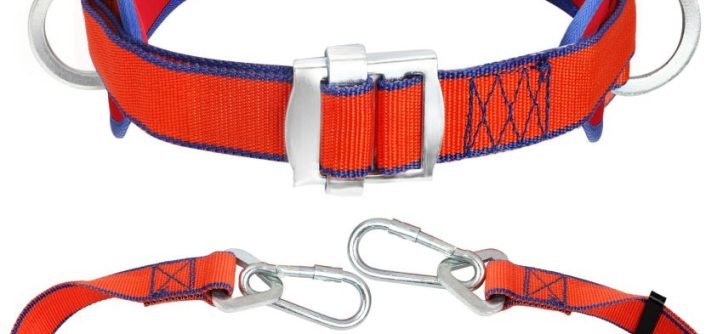 Trsmima adjustable safety belt for easy fall protection during climbing