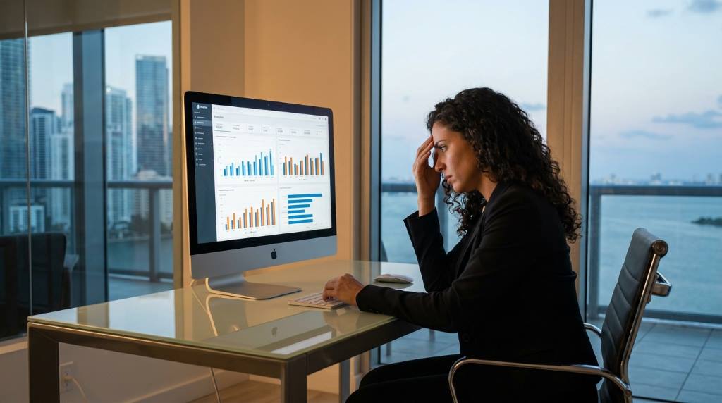 Digital marketer analyzing Pinterest conversion data