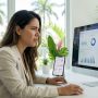 Miami business owner reviewing Pinterest tracking dashboard