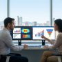 SaaS company analyzing consumer behavior reports in Denver CO