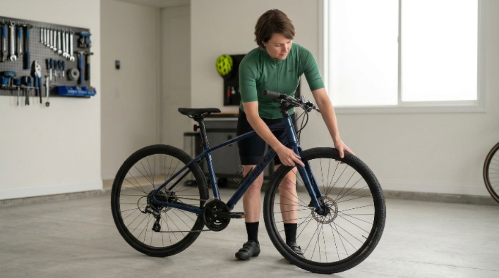 Hybrid bike maintenance routine for daily riders