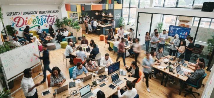Diversity and technology shaping the entrepreneurial economy