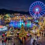Millions of holiday lights glowing at The Island in Pigeon Forge during Winterfest 2026